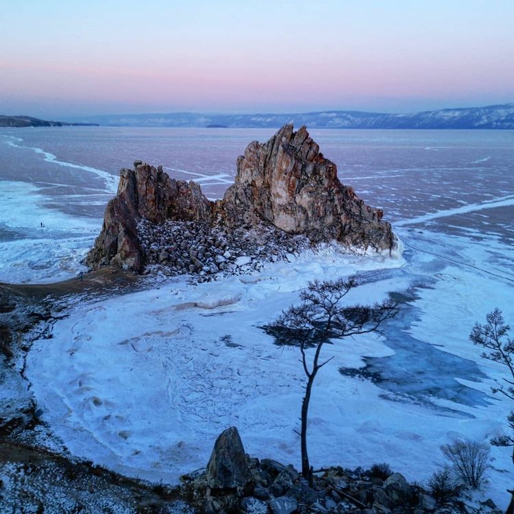 Reise zum Baikal im Winter